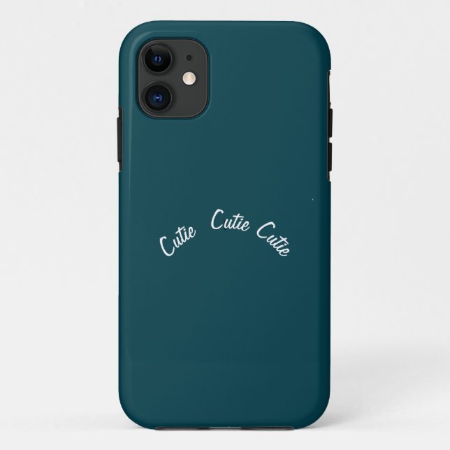 Coques Case-Mate iPhone Elégant Chic Blue Turquoise (Dos)