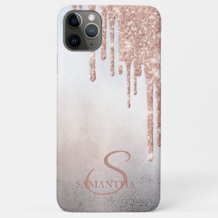Case-Mate iPhone Case Élégant Chic Rose Gold Parties scintillant Drives 