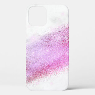 Case-Mate iPhone Case Elégant chick ombre rose & marbre parties scintill