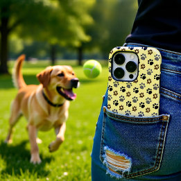 Coque Case-Mate iPhone Elégant chien pattes crème