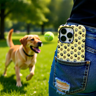 Coque Case-Mate iPhone Elégant chien pattes crème