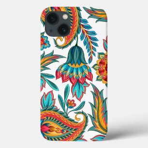 Coque Case-Mate iPhone Élégant coloré Vintage floral Motif Paisley