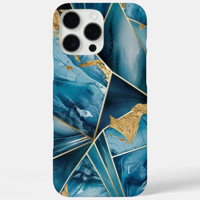 Coques Case-Mate iPhone Elegant Copper | Boîtier doré sarcelle opulent fém (Verso)