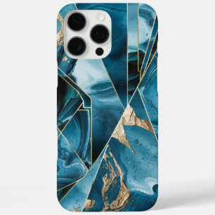 Coque iPhone 16 Pro Max Elegant Copper   Boîtier doré sarcelle opulent fém