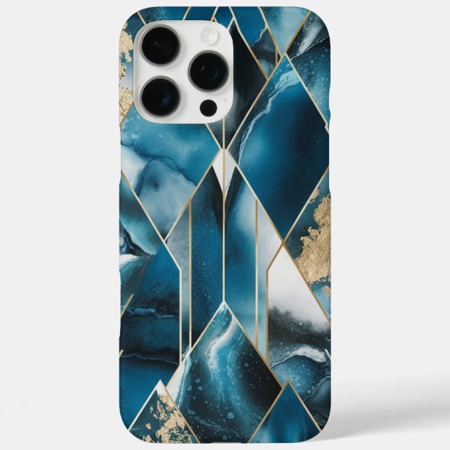 Coques Case-Mate iPhone Elegant Copper | Boîtier en or sarcelle opulente f (Verso)