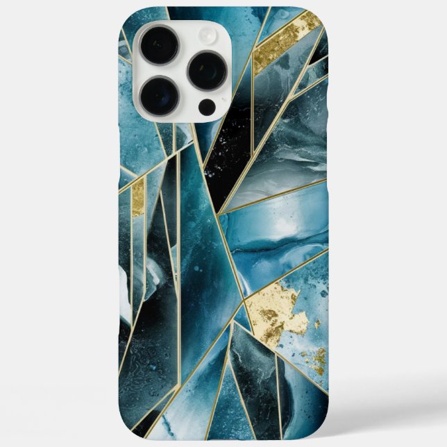 Coques Case-Mate iPhone Elegant Copper | Boîtier en or sarcelle opulente f (Verso)