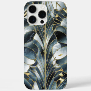 Coque iPhone 16 Pro Max Elegant Copper Boîtier en or sarcelle opulente f