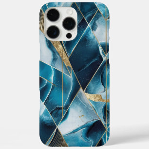 Coque iPhone 16 Pro Max Elegant Copper Féminin Boîtier Or Sarcelle Opule