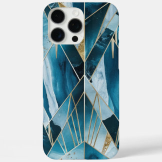 Coque iPhone 16 Pro Max Elegant Copper | Feminine Opulent Teal Gold