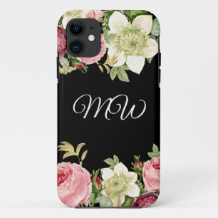 Case-Mate iPhone Case Élégant Coque-coque iphone de Monogramme Floral No