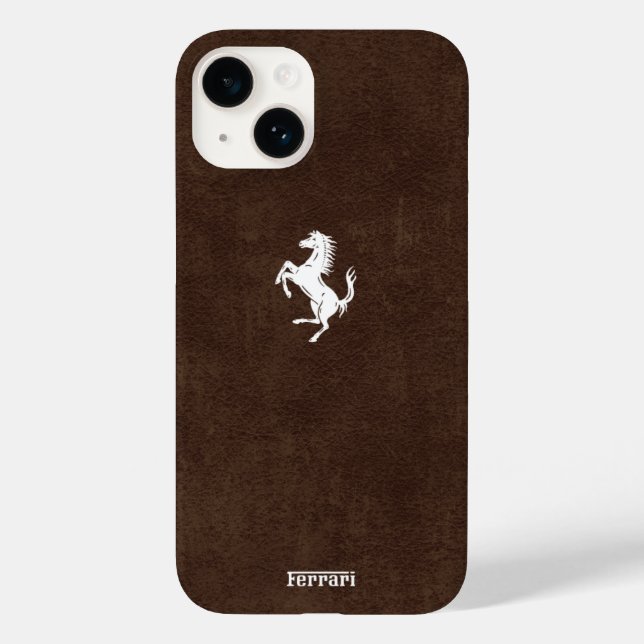 Coques Case-Mate iPhone Élégant cuir Ferrari (Verso)