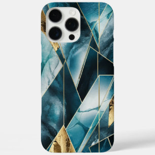 Coque iPhone 16 Pro Max Élégant cuivre   Feminine Opulent Turquoise Gold C