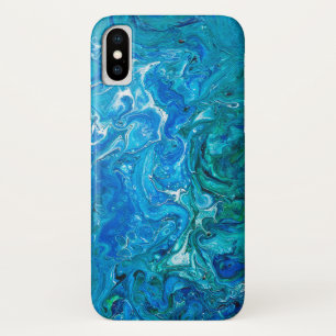 Case-Mate iPhone Case Élégant Dentelle folle Agate 2 - Blue Aqua