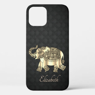 Case-Mate iPhone Case Elégant Eléphant Paisley Or, Damask Personnalisé