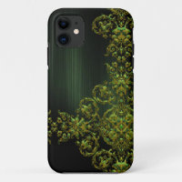Élégant Emrald Green Damask