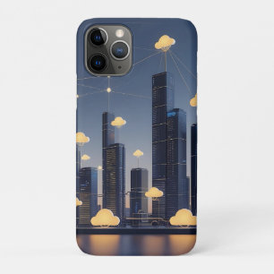 Case-Mate iPhone Case Élégant filaire futuriste Smart City - brillant