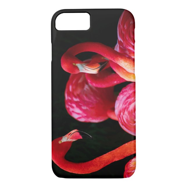 Coques Case-Mate iPhone Élégant flamant rose (Dos)