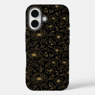 Coque Pour iPhone 16 Élégant floral sans couture de luxe