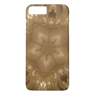 Coque Case-Mate Pour iPhone Elégant Gold Brown Kaleidoscope Star Design