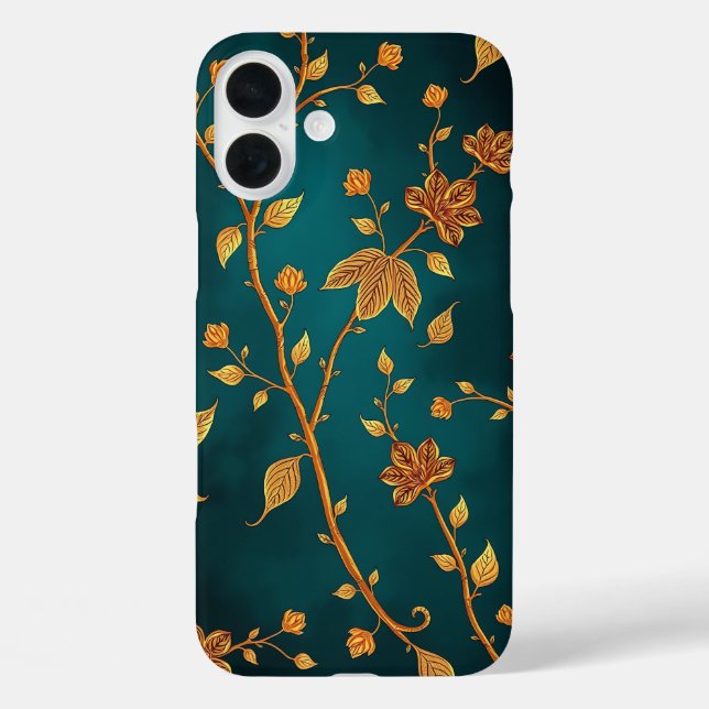 Coques Case-Mate iPhone Elegant Golden Vines iPhone Case (Verso)