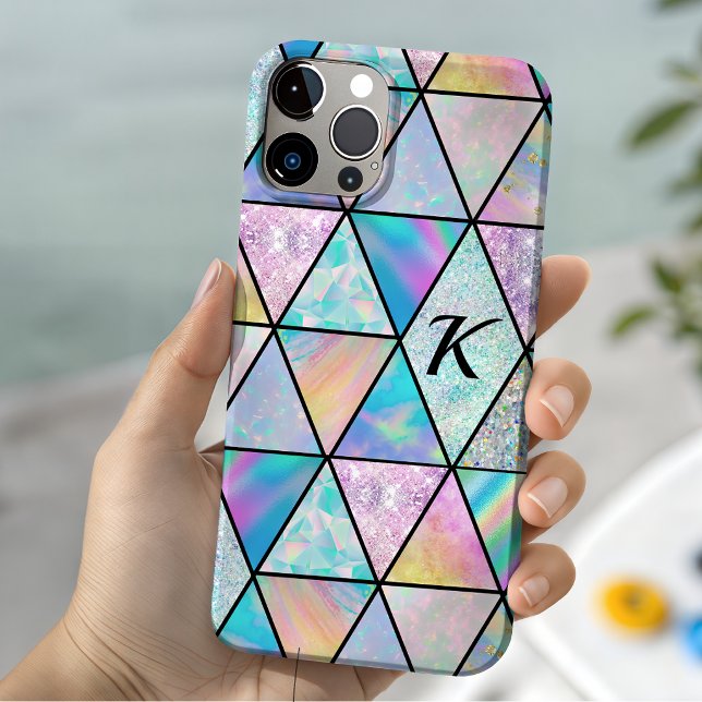 Coques Case-Mate iPhone Élégant holographique coloré  (Créateur téléchargé)