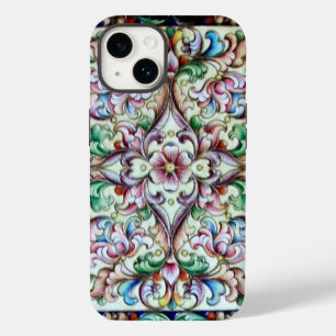 COQUES POUR iPhone ÉLÉGANT IMAGINAIRE FLORAL VERT ROSE