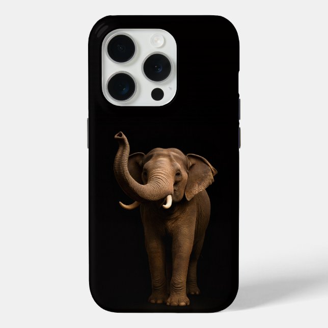 Coques Case-Mate iPhone Élégant iPhone 15 Pro Mate Noir 4 Luxe, Élégant Él (Verso)