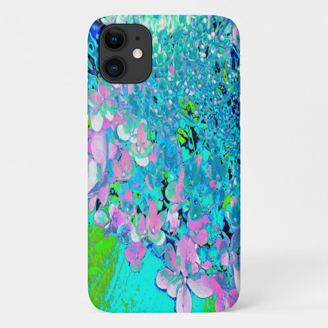 Coques Case-Mate iPhone Élégant Limelight rose et bleu Hydrangea (Dos)