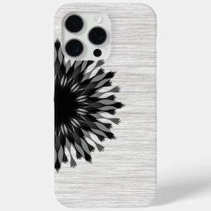 Coque Case-Mate iPhone Élégant Lotus noir Fleur bois élégant Floral