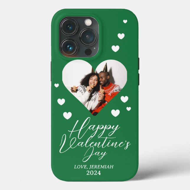 Coques Case-Mate iPhone Elegant Love Heureuse Sainte-Valentin Photo de fam (Verso)