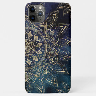 Case-Mate iPhone Case Elégant Mandala Gold Blue Galaxy