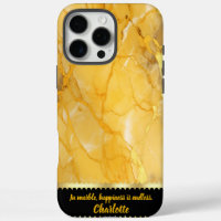 Élégant marbre doré avec motifs veines complexes