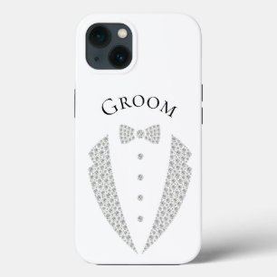 Case-Mate iPhone Case Élégant Mariage de typographie argenté de Groom