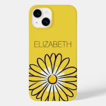 Élégant minimaliste moderne Fleur de marguerite et