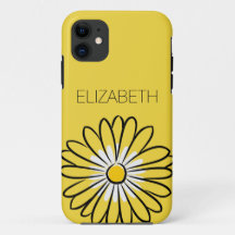 Élégant minimaliste moderne Fleur de marguerite et