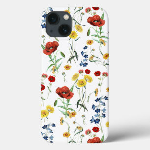Case-Mate iPhone Case Élégant moderne Fleurs sauvages Vintages marguerit