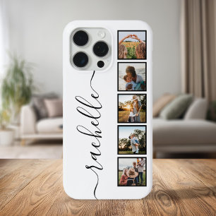 Coque Case-Mate iPhone Élégant Monogramme de script Personnalisé Photo Co