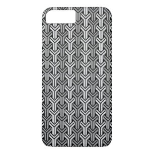 Case-Mate iPhone Case Élégant motif croisé Y noir et blanc
