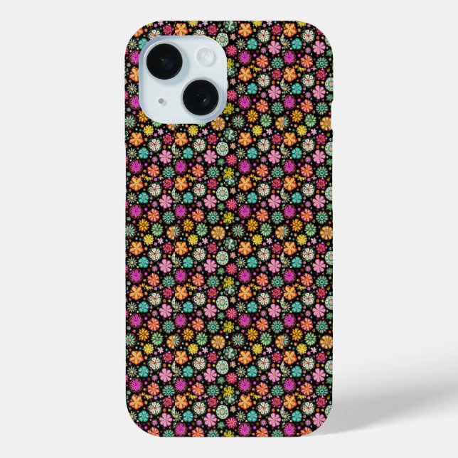 Coques Case-Mate iPhone Élégant Motif Fleur de Faisée (Verso)