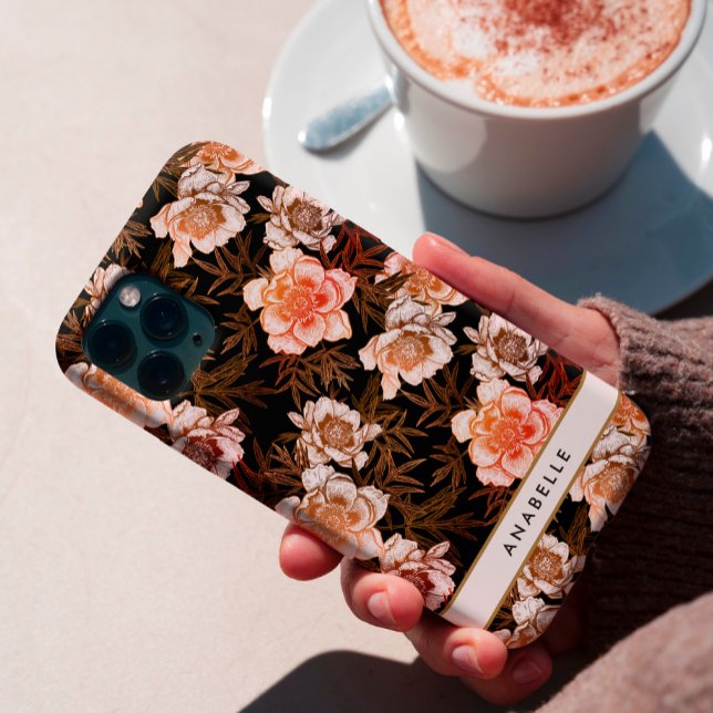 Coques Case-Mate iPhone Élégant Motif floral (Créateur téléchargé)