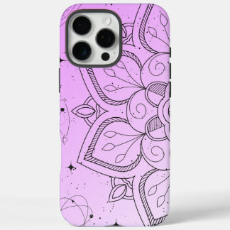 Coque iPhone 16 Pro Max Élégant Motif Mandala | iPhone 16 personnalisable