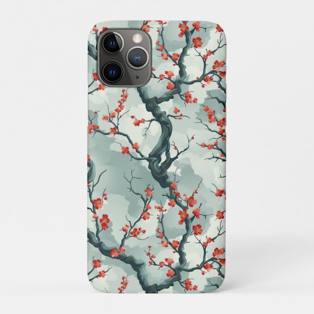Coques Case-Mate iPhone Élégant Motif sans couture en fleur de cerisier (7 (Dos)