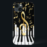 Case-Mate iPhone Case Elegant Music Note Clés de piano de luxe<br><div class="desc">Music Note Design de luxe. Vous êtes invités à visiter mon magasin pour des produits plus beaux.</div>
