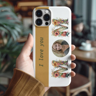 Case-Mate iPhone Case Elegant Mustard MOM cadeau de fête des mères