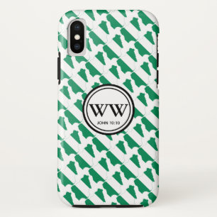 Case-Mate iPhone Case Élégant NIGERIA NAIJA Monogramme Vie Abondante