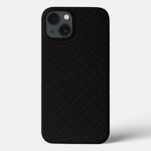 Etui iPhone Case-Mate Élégant noir monochromatique Damas Monogramme