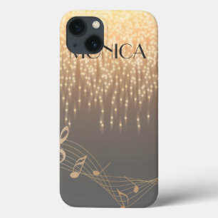 Case-Mate iPhone Case Elégant note musicale confetti scintillant