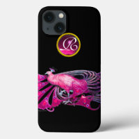 ÉLÉGANT PÂQUE EN FUCHSIE ROSE, MONOGRAMME AMÉTHYST