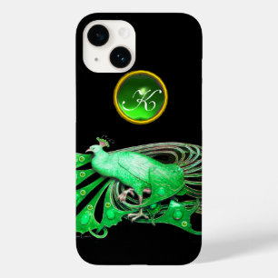 COQUES POUR iPhone ÉLÉGANT PÂQUE EN MONOGRAPHIE VERTE, ÉMERAUDE
