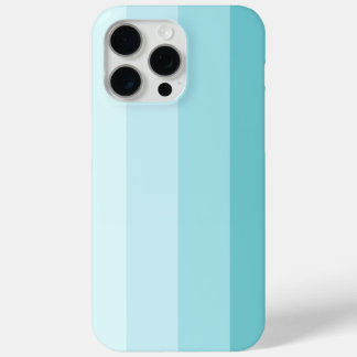 Coque Case-Mate iPhone Élégant Pastel Blue Gradient Bleu Bandes Verticale